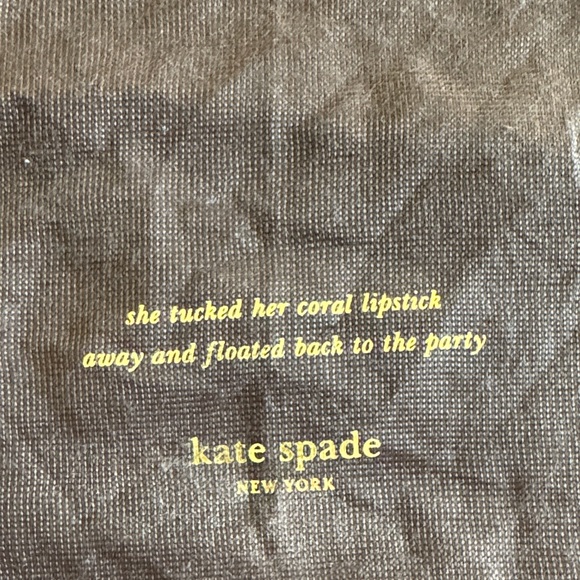 Kate Spade Brown Bag with Pink Accent pull. - Picture 2 of 4